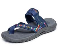 Skechers Reggae-Sandali Mad Swag-Toe Thong Woven, Donna, Blu Navy, 37.5 EU