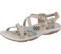 Skechers Reggae Slim - Vacay, Sandali Donna, Beige Taupe, 38 EU