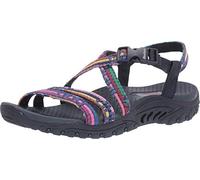 Skechers Reggae Sew Me Boho - Sandalo con cinturino intrecciato, da donna, Blu navy, Multicolore, 37 EU