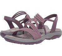 Skechers Reggae Slim - Skech Appeal, Sandali a Punta Aperta Donna, Viola Plum Gore Plum, 40 EU