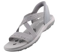Skechers Reggae Slim Sparkle Sandale Grau