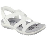 Skechers Reggae Slim-Stretch Flex Hands Free Slip-in Sandalo da donna, bianco, 40 EU