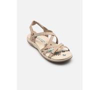 Skechers Sandali Bassi da Donna Reggae Slim Sun Array, Grigio Talpa, Taglia 40