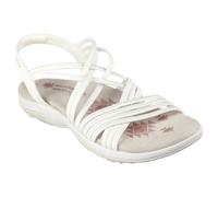 Skechers Reggae Slim Sunnyside da donna, bianco, 7.5 UK