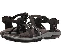 Skechers Reggae Slim - Vacay, Sandali Donna, Black Dark Blk, 40 EU