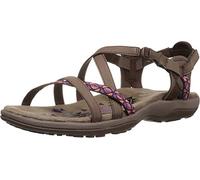 Skechers Reggae Slim - Vacay, Sandali Donna, Brown Chocolate, 41 EU