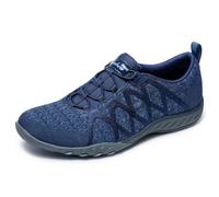 Skechers Relaxed Fit Breathe-easy Infi-knity, Sneaker Donna, Navy, 36.5 EU