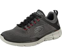 Skechers Scarpe Uomo Relaxed Fit Equalizer 3.0 Mesh antracite PU bordino nero 46 EU