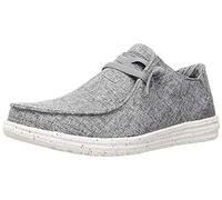 Skechers Relaxed Fit Melson Chad, Scarpe casual Uomo, Gray Canvas, 46 EU
