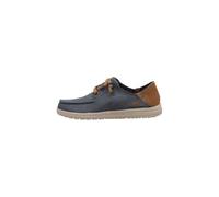 Skechers Relaxed Fit Melson Planon, Scarpe Casual Uomo, Dark Navy Canvas, 41.5 EU
