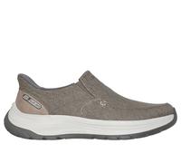 Skechers Slip-Ins 205356 Decklan Gulliver Taupe Mocassini Sportivi per Uomo in Tessuto (Taglia 42)