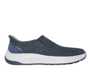 Skechers Relaxed Fit Slip-ins da Uomo Mocassino Scarpe con Memory Foam Blu New
