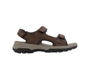 Skechers Relaxed Fit: Tresmen - Garo Sandali con strappi da uomo Chocolate brown
