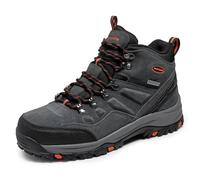 Skechers Relment Pelmo, Stivali Uomo, Grigio Grey Dark, 45.5 EU