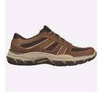 Skechers Respected Uomo Memoria Schiuma Quotidiano Casual Comfort Scarpe Marrone