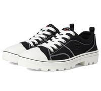 Skechers Roadies - True Roots, Scarpe da Ginnatica Donna, Nero Black Canvas White Leather Trim Blk, 37.5 EU