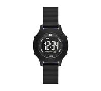 Skechers Rosencrans Orologio digitale in silicone per le donne, Slip-in nero, Rosencrans Digitale