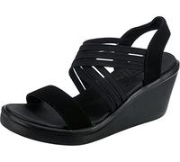 Skechers Rumble On Day Flirt, Sandali Donna, Nero, 40 EU