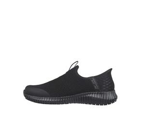 Skechers Rylind SrFood - Scarpe da Servizio da Uomo Senza Mani- Cessnock, Tessuto Nero., 41 EU