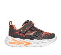 Skechers S Lights: Flex-Glow Ultra Sneaker in Carbone/Rosso, Taglia 25