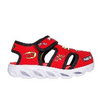 Skechers S-Lights: Hypno-Flash - Hydro-Fun Sandali in Rosso/Nero, Taglia 24
