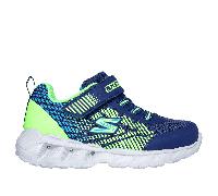 Skechers S-Lights: Magna-Lights - Grux Sneaker in Blu Navy Blue/Lime, Taglia 21
