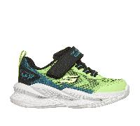 Skechers S-Lights: Meteor-Lights 2.0 Sneaker in Lime/Nero, Taglia 25