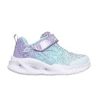 Skechers S-Lights: Sola Glow - Color Breeze Sneaker in Lavanda, Taglia 24