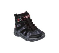 SKECHERS S Lights Twisted Brights Zerrix Ragazzi Stivali LED 400145L Nero Rosso