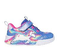 Skechers S-Lights: Unicorn Chaser Sneaker in Blu, Taglia 25