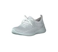 Skechers Saluti Ultra Flex, Scarpe da Ginnastica Uomo, Bianco/Argento, 38 EU