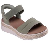Skechers Sandali Bassi da Donna Bobs Sun Ray, Verde Oliva, 38