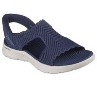 Skechers Sandali Bassi da Donna con Cinturino a T, Navy, 37 EU