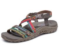 Skechers Reggae-Sew Me-Boho Woven Strappy Slingback, Sandali Donna, Talpa Multicolore, 36 EU