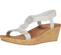 Skechers - Sandali da donna Beverlee Date Glam, bianco sporco, 38.5 EU