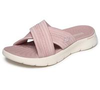 Skechers Sandali da donna Go Walk Flex Impressed Flat Rosa 39