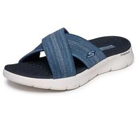 Skechers Sandali da donna Go Walk Flex ImpressedGO WALK FLEX SANDALO IMPRESSED, Tessuto blu navy., 38 EU