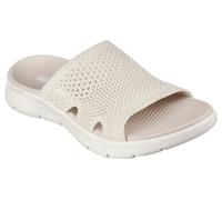 Skechers Sandali da donna GO WALK FLEX SANDAL IMPRESSED Sandali/infradito, Tessile Naturale, 40 EU