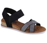 Skechers Sandali da donna, Nero, 40 EU