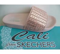 Skechers Sandali Da Donna Pantoletten Scarpe Badeschuhe Rosé 119320