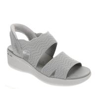 Skechers Sandali da donna Pier-Lite-Slip On, Grigio, 40 EU