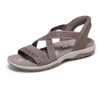 Skechers Sandali da donna Reggae Slim-Summer Sparkle, Moka, 39 EU