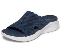 Skechers Sandali da Donna Ultra Flex 3.0 Bring IT Flat, Blu Navy, Taglia 40