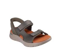 Skechers Sandali da uomo GO WALK FLEX SANDALO EASY ENTRY, Oliva, 41 EU