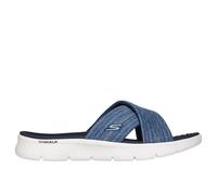 Skechers Sandali Donna Walking Go Walk Flex Slip On Navy Impressed