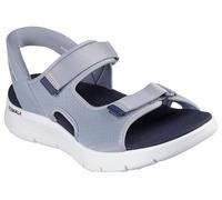 Skechers Go Walk Flex Sandal Easy Entry, Sportivo Uomo, Grigio, 46 EU