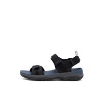 Skechers Sandali Tresmen Uomo, Rete sintetica nera, 41 EU