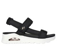 Skechers Sandali Donna Uno Summer Stand2 bordo in nylon nero 41
