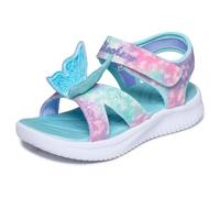 Skechers Sandalo da ragazza Jumpsters Butterfly Brites, Aqua Multi, 21 EU