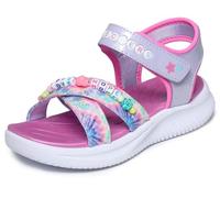 Skechers Sandalo da ragazza Jumpsters tie Dye BFFs, lavanda/Multi, Lavanda Multi, 1 Little Kid